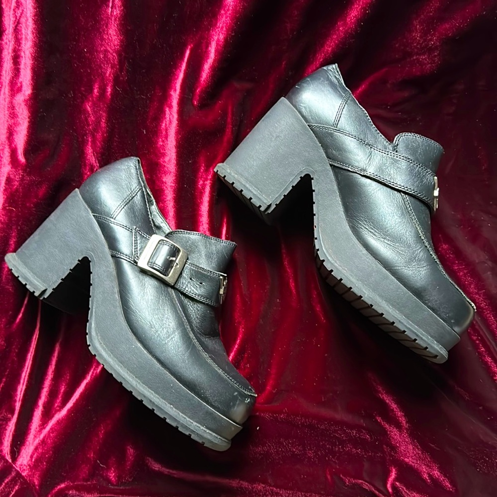 Harley Davidson Heeled Platform Shoes